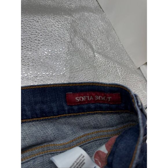The Lucky Brand Women's Size 27 Medium Wash Blue Sofia Bootcut Jeans Ankle - Picture 4 of 9
